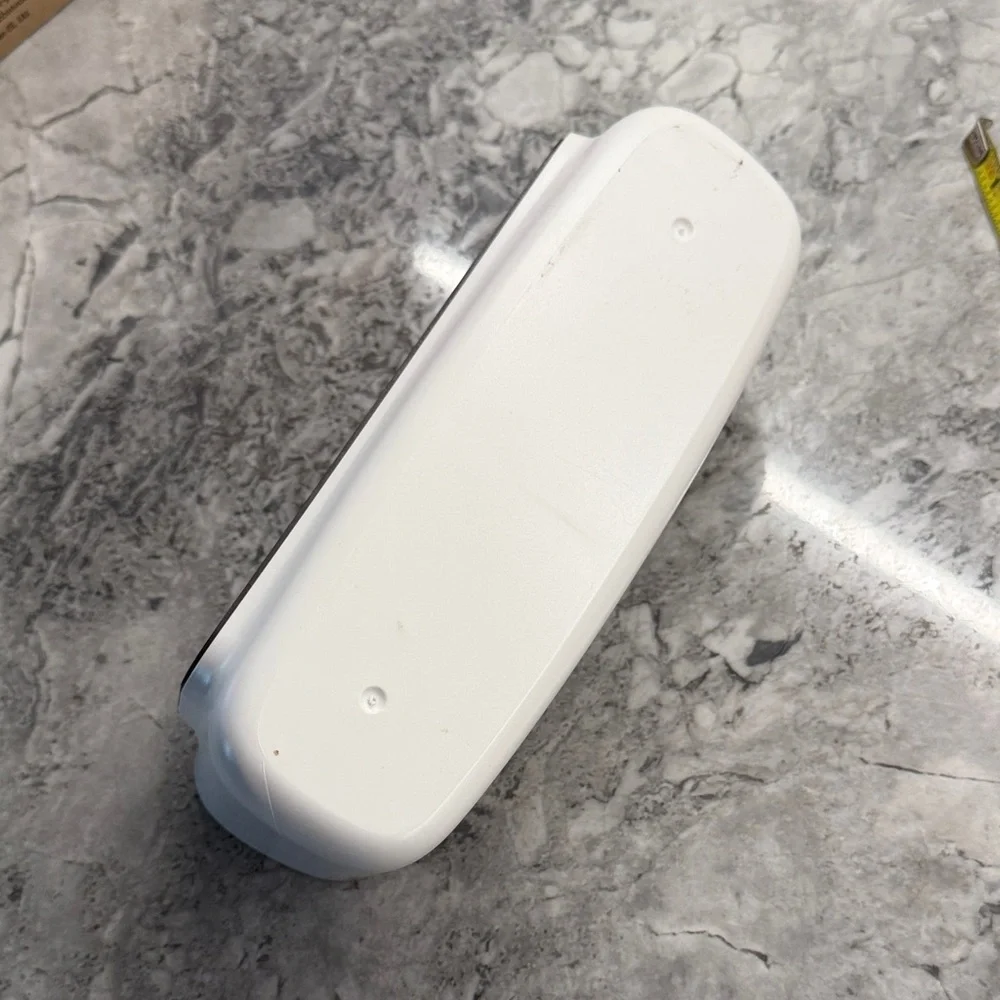 Magnetic organizer, white, can be used as a refrigerator planter for small plant